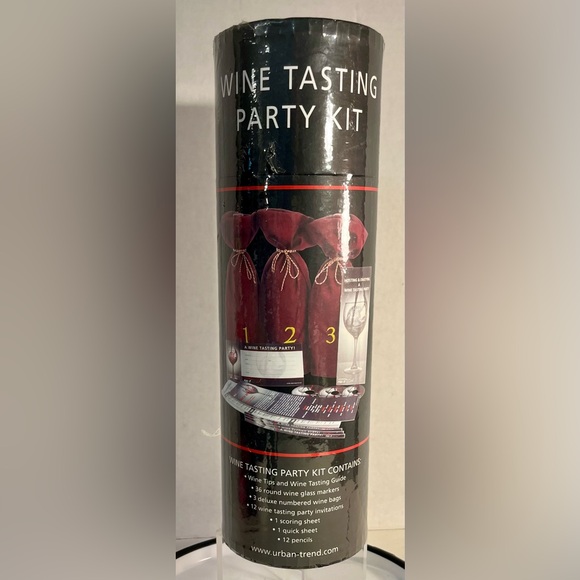 URBAN TREND Pull It WINE TASTING PARTY KIT New & Sealed 12 Invitations, 3 Bags. - Picture 4 of 7